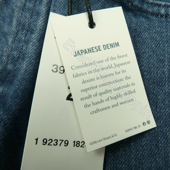 Levis Made & Crafted Slim Crop Two-Tone Wash Jeans - Picture 6 of 7